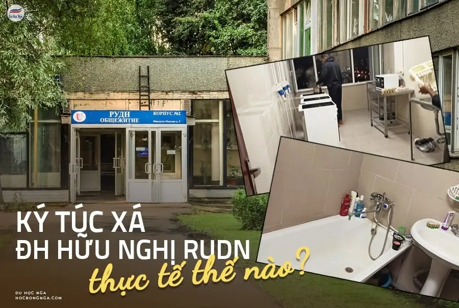 Review Ký túc xá Trường Đại học tổng hợp hữu nghị các dân tộc RUDN - Du học Nga