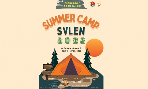 Mở đơn đăng ký Trại hè SVLEN SUMMER CAMP 2022