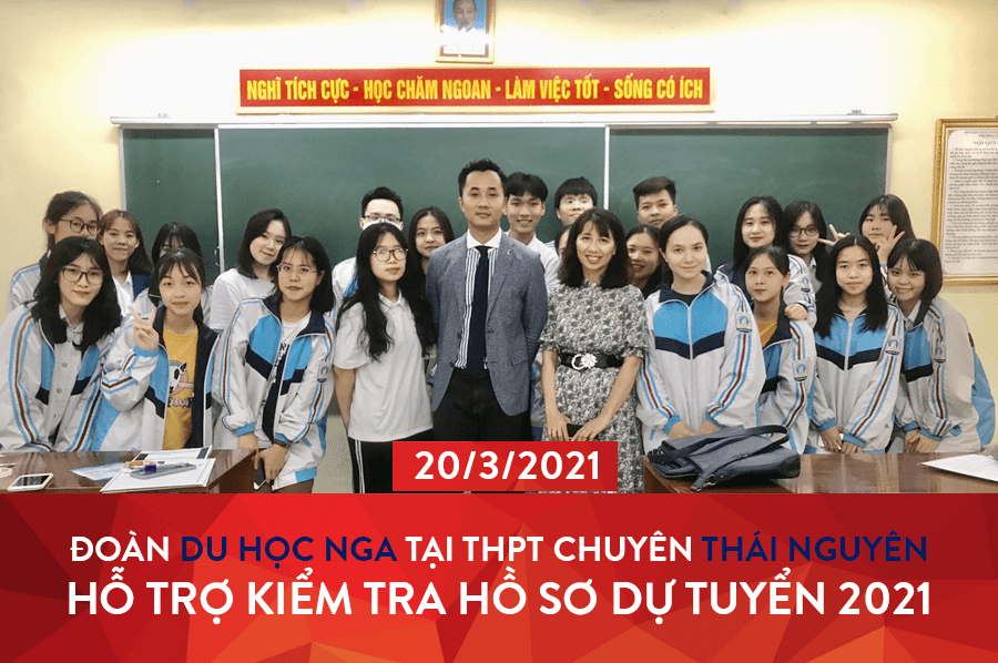 Tư vấn học bổng du học nga tại THPT chuyên Thái Nguyên