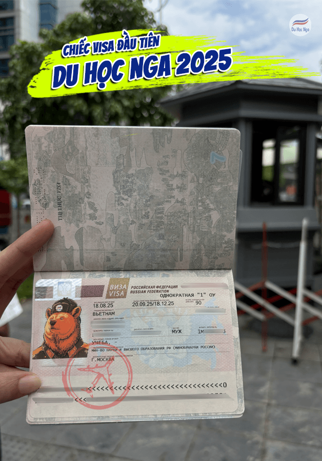 sinh viên Việt Nam nhận visa du học Nga 2025