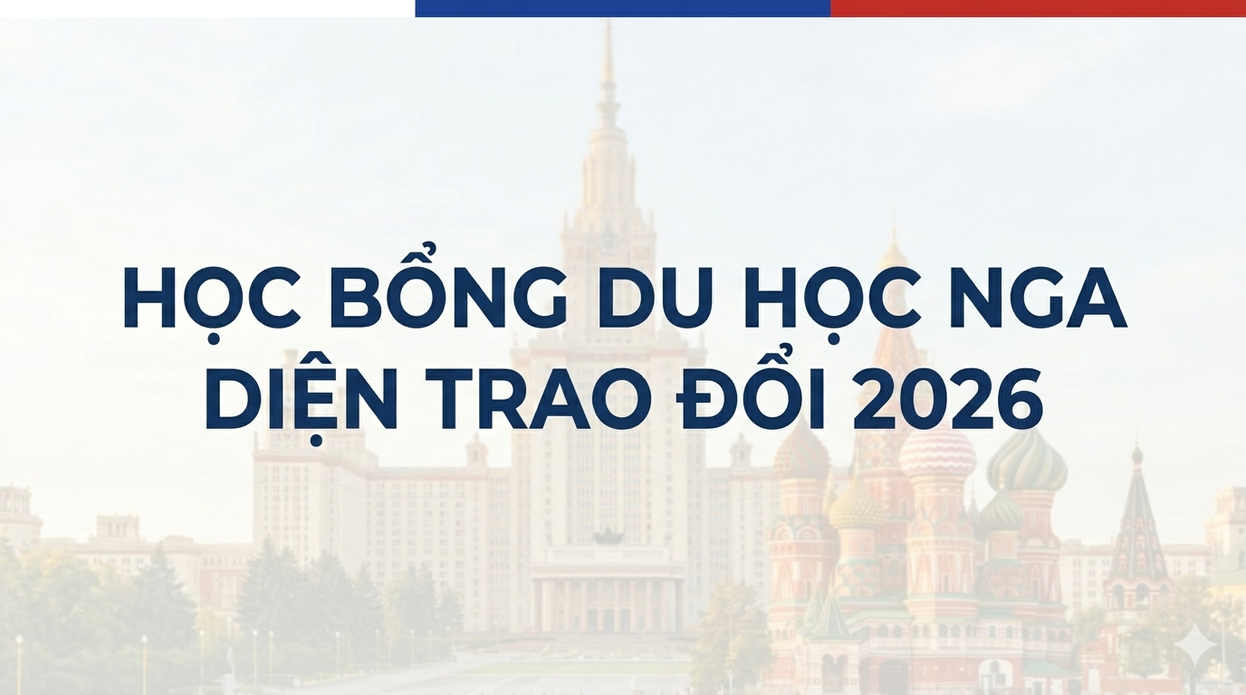 Học bổng trao đổi Nga 2026 tại Đại học Lomonosov Moscow State University - Du học Nga