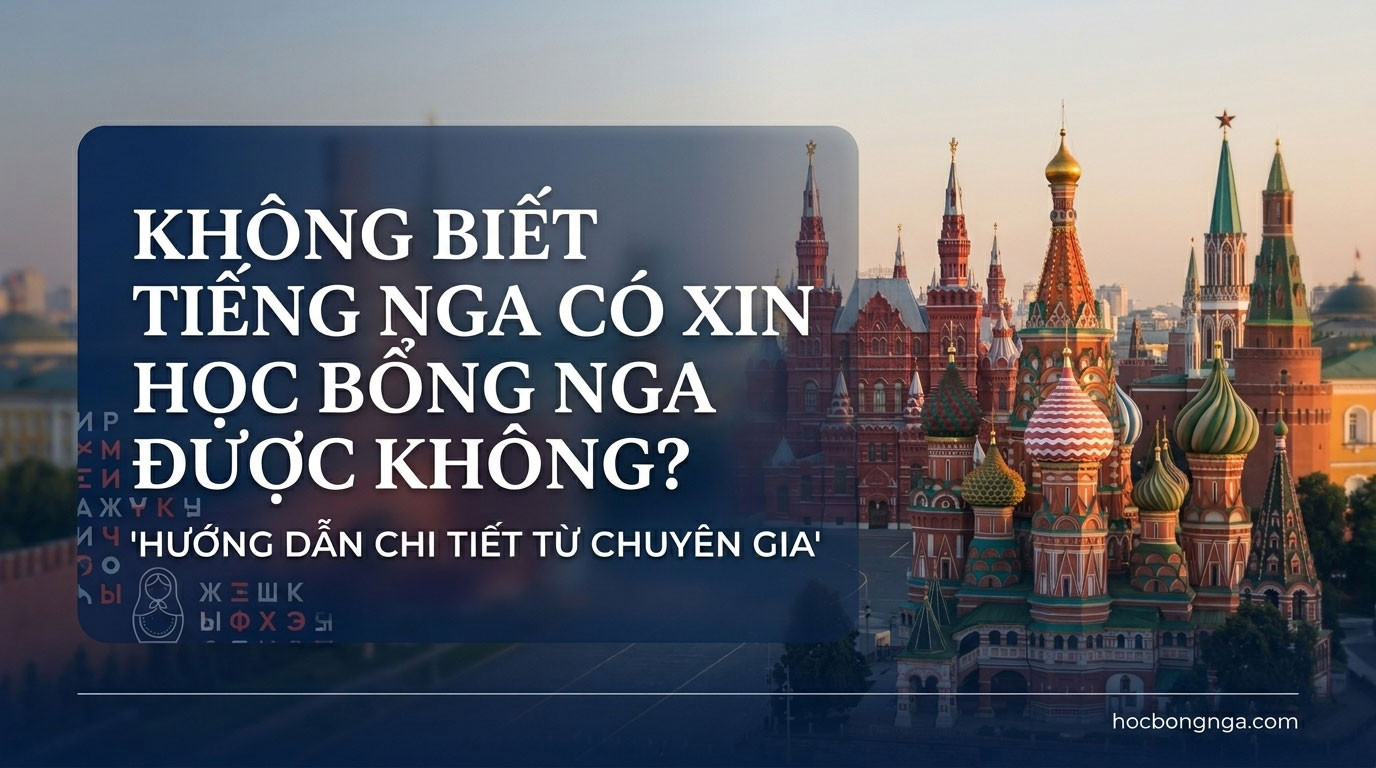 Không biết tiếng Nga có xin học bổng Nga được không? Câu trả lời chi tiết - Du học Nga