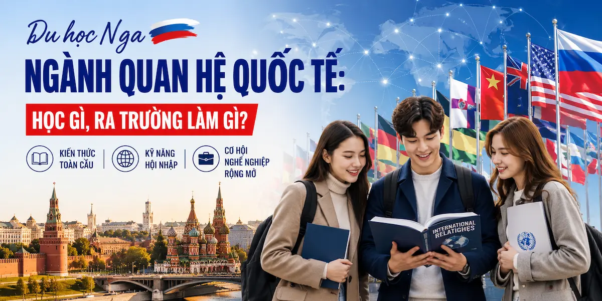 Sinh viên du học Nga ngành Quan hệ quốc tế