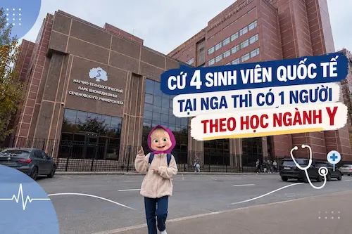 Du học Nga ngành y: Gần 1/4 sinh viên quốc tế lựa chọn - Du học Nga